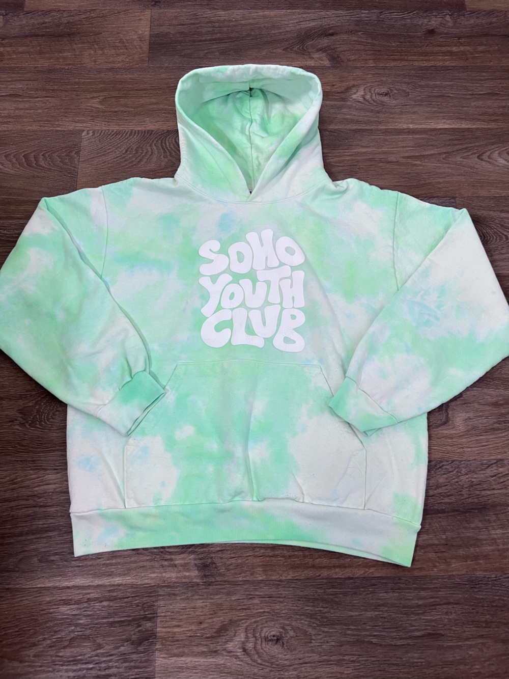 Limited edition Soho Youth Club pink tie-dye hoodie Size L #tie-dye/A567